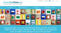 Desktop Screenshot of knowyourdose.org